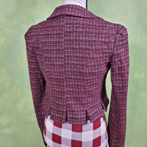 Vintage Cropped Tweed Blazer - Picture 3 of 10